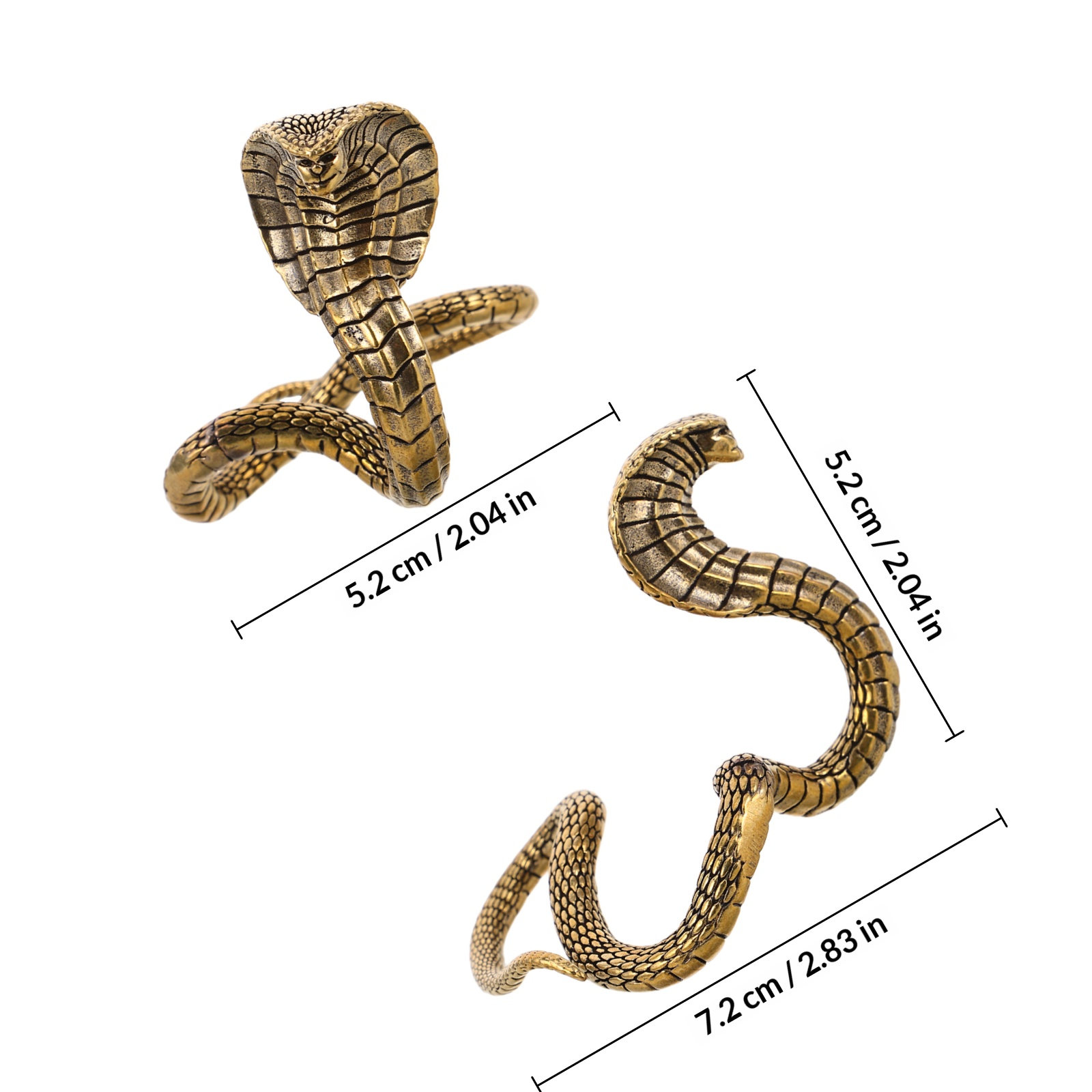 Handcrafted Brass Snake Sculpt - Home Office Feng Shui recension och pris