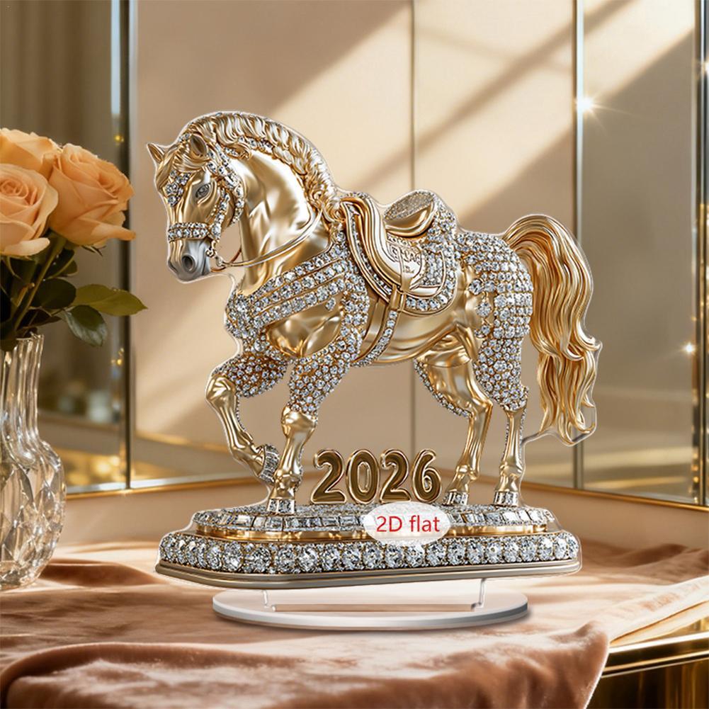 2D Horse Acrylic Desktop Decor - Home Office Holidays 2026 recension och pris