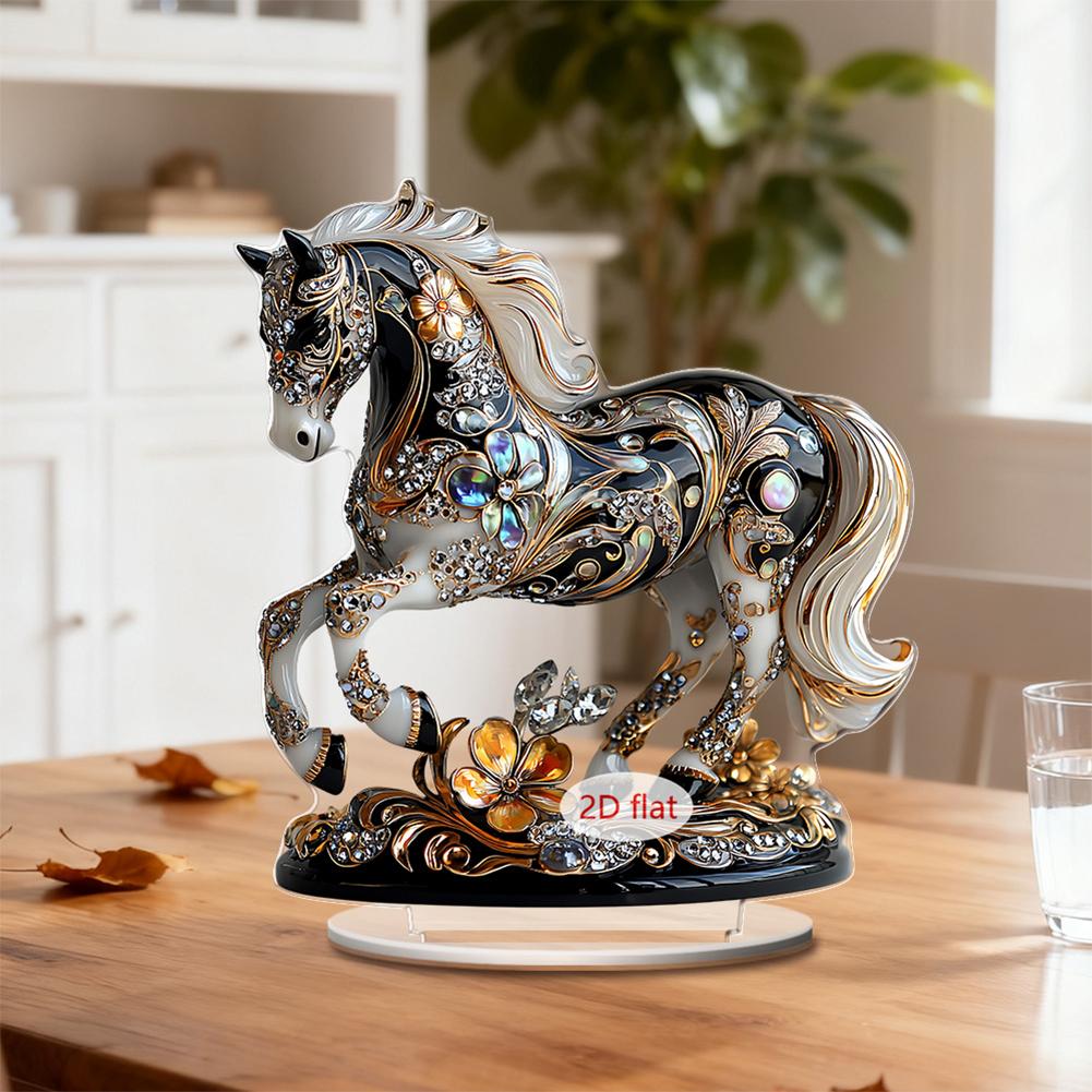 2D Horse Acrylic Desktop Decor - Home Office Holidays 2026 recension och pris