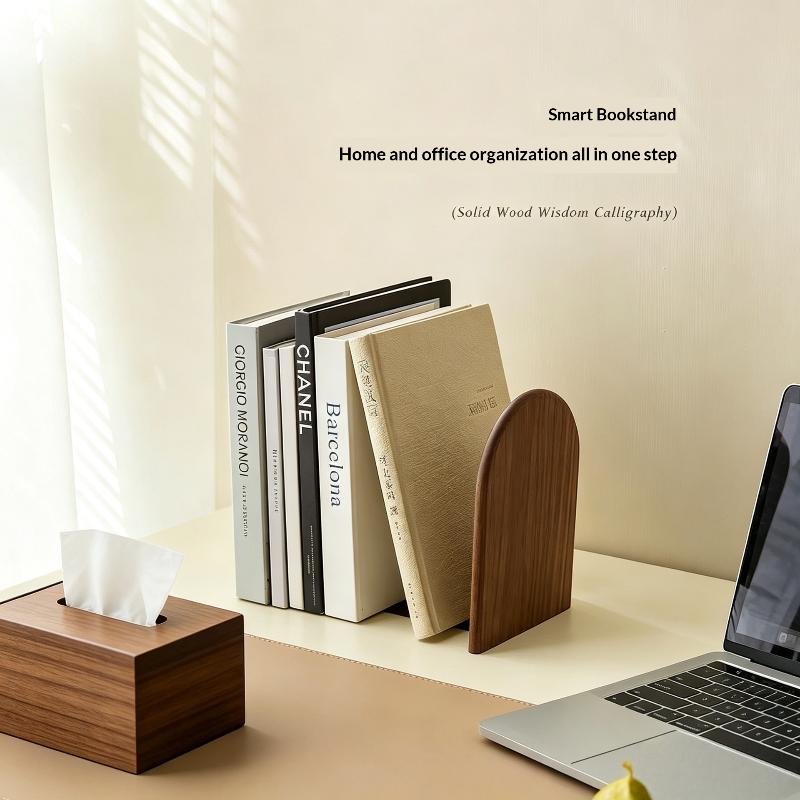 New Sale Nature Wooden Bookend - Home Office With Bookshelves recension och pris