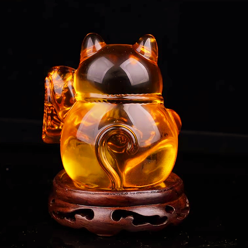 Lucky Cat Desk Ornament,Money  - Home Office Feng Shui recension och pris