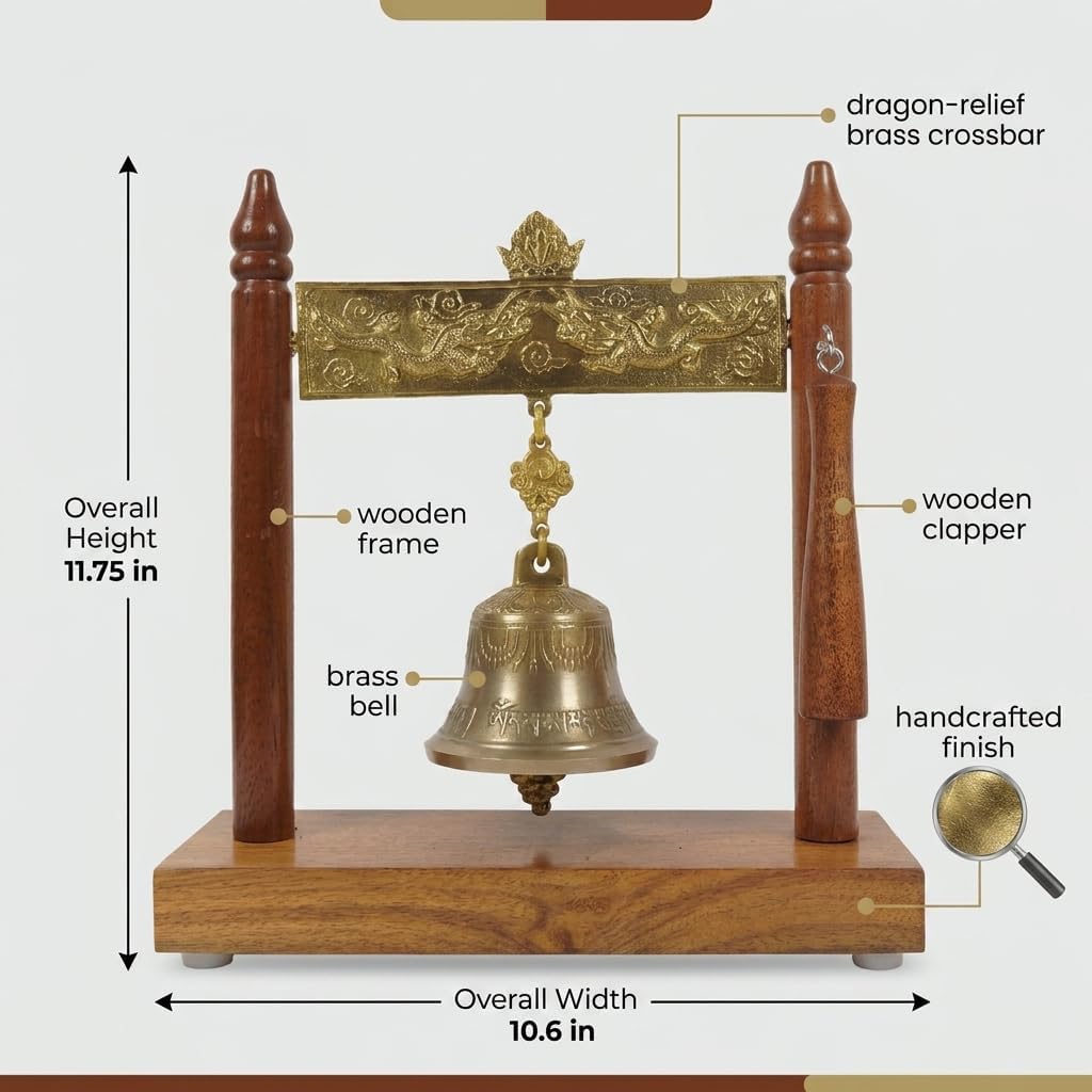 Wooden Frame Brass Meditation  - Home Office Feng Shui recension och pris