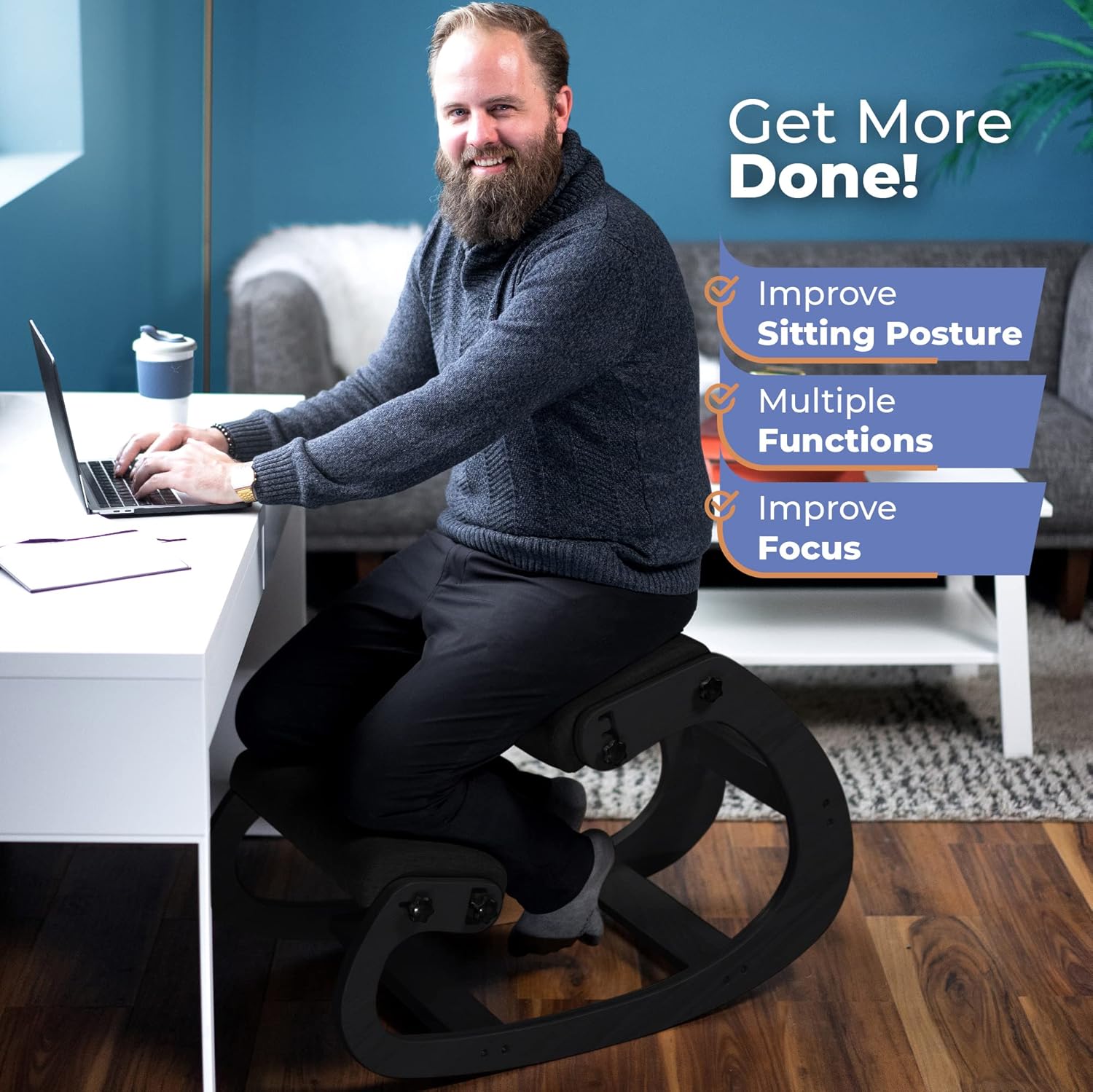 Ergonomic Wooden Kneeling Chai - Ergonomic Office Chair recension och pris