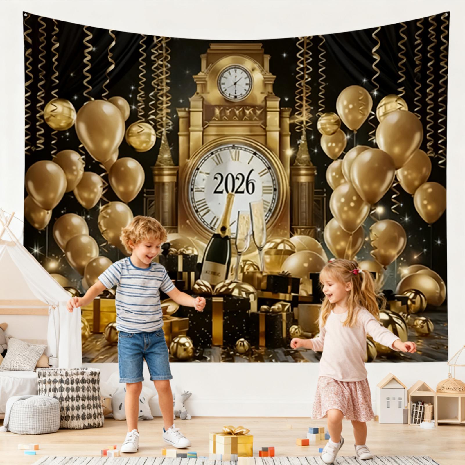 Happy New Year Banner 7x5 Ft 2 - Home Office Holidays 2026 recension och pris
