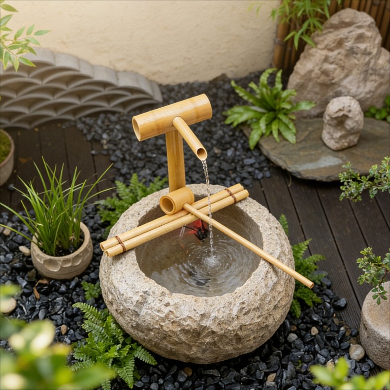 Outdoor Water Fountain  Zen Fl - Home Office Feng Shui recension och pris