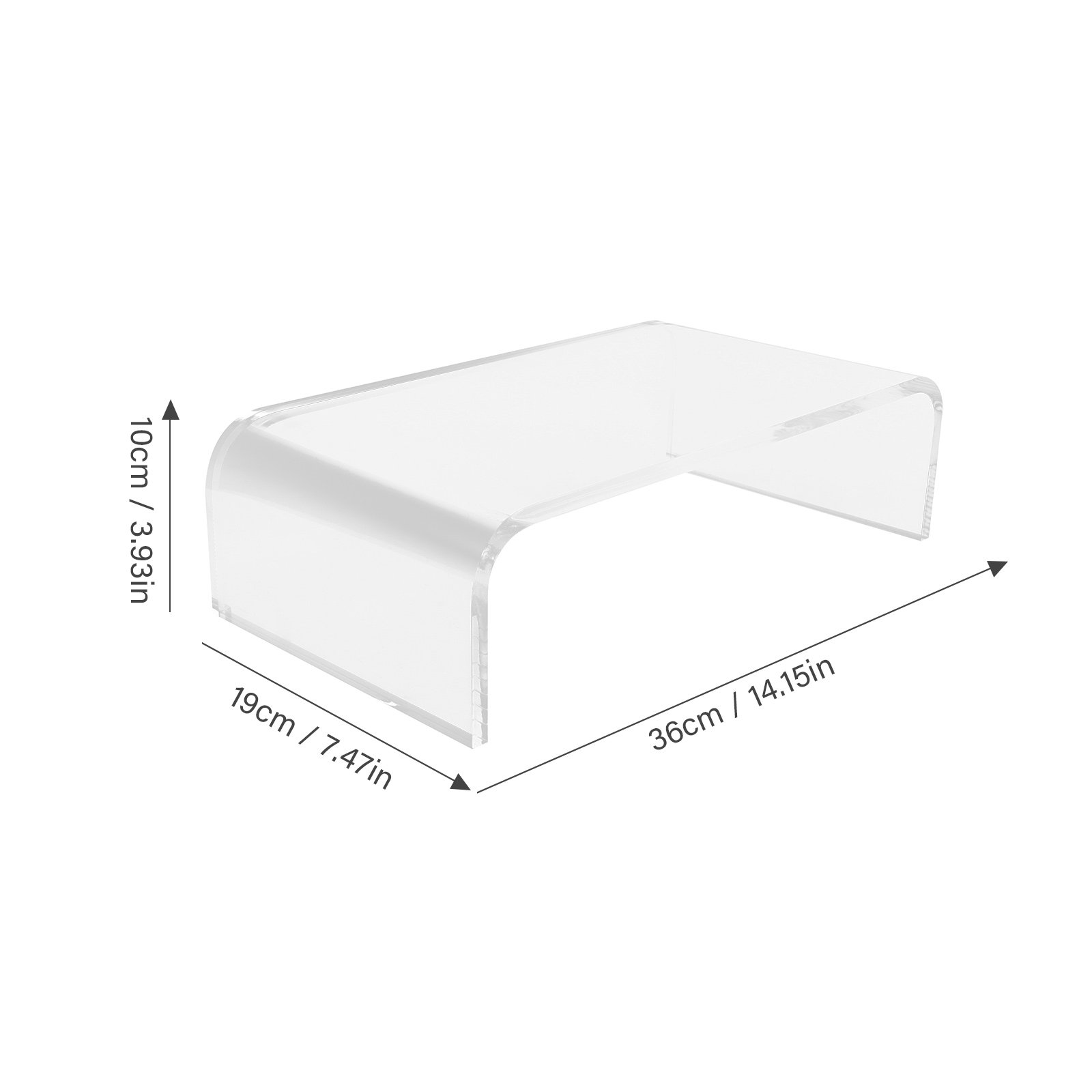 Acrylic Computer Monitor Stand - Monitor Riser Stand recension och pris