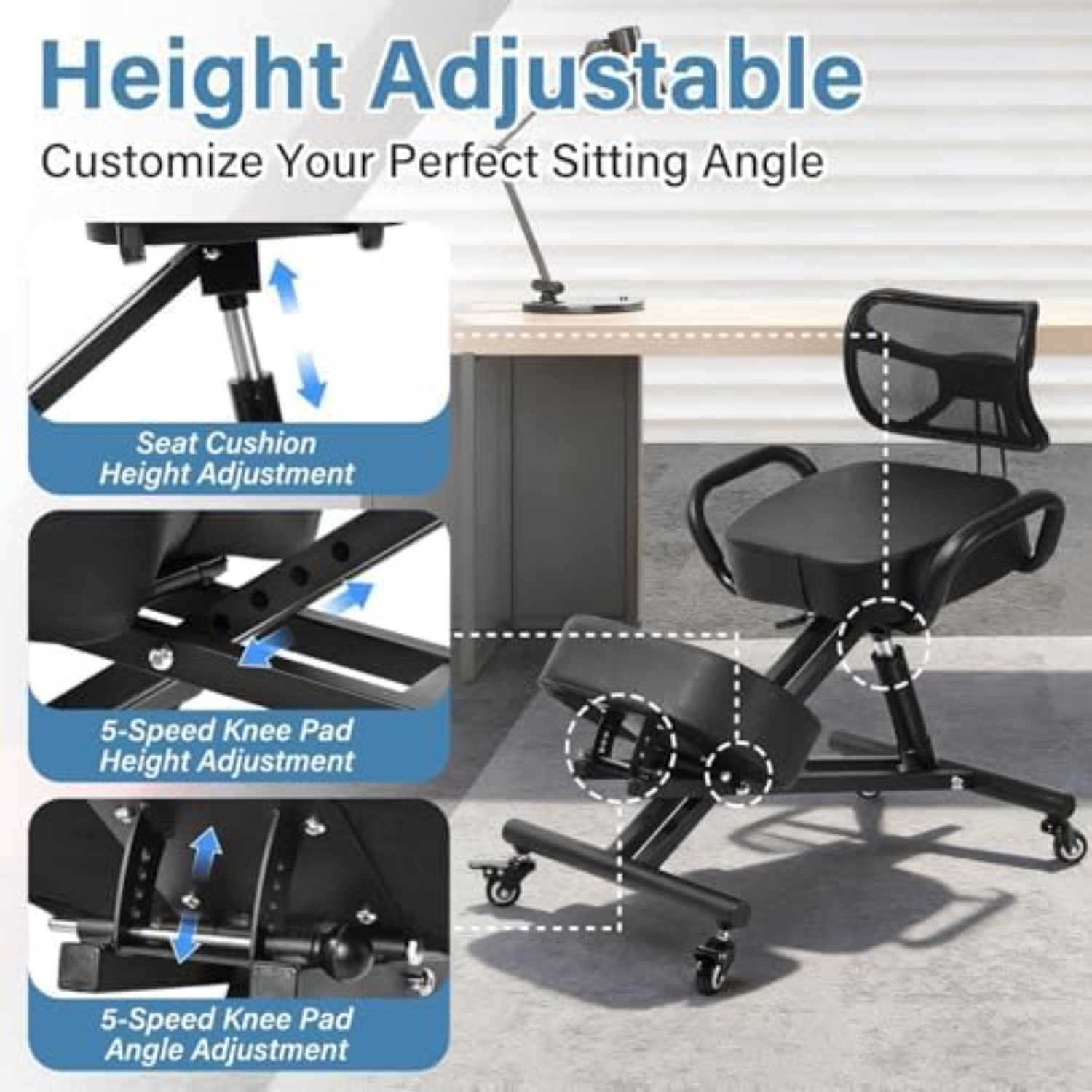 Ergonomic Kneeling Chair Adjus - Ergonomic Office Chair recension och pris