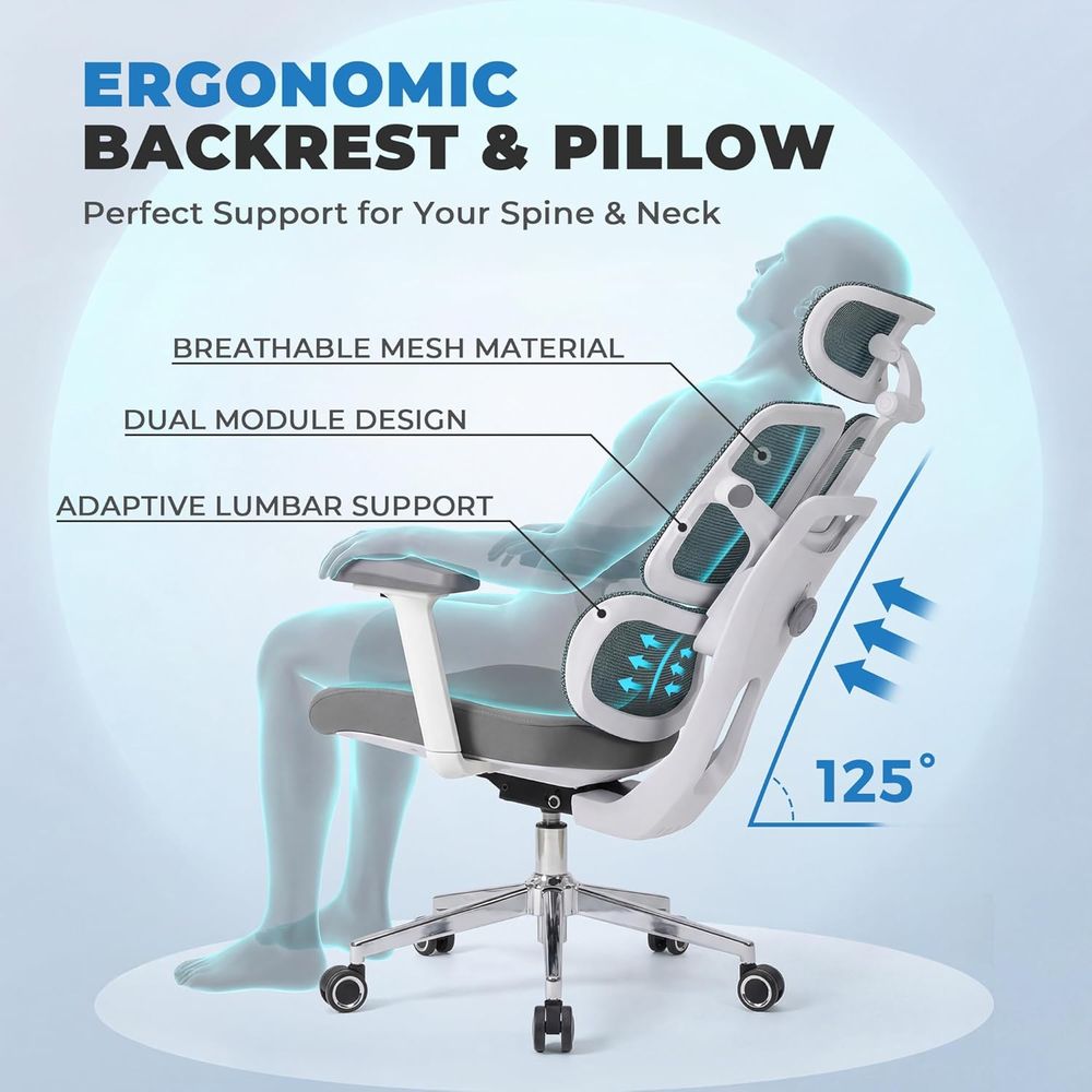 Ergonomic High-Capacity Mesh O - Ergonomic Office Chair recension och pris
