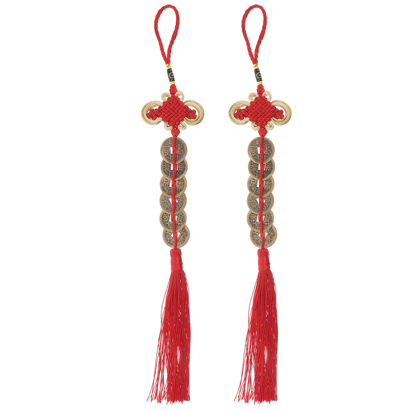 2Pcs Chinese Knot Pendant with - Home Office Feng Shui recension och pris