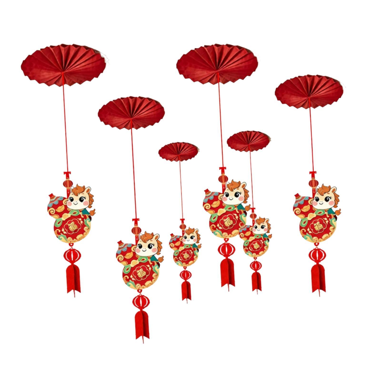 6Pcs Chinese New Year Ceiling  - Home Office Holidays 2026 recension och pris