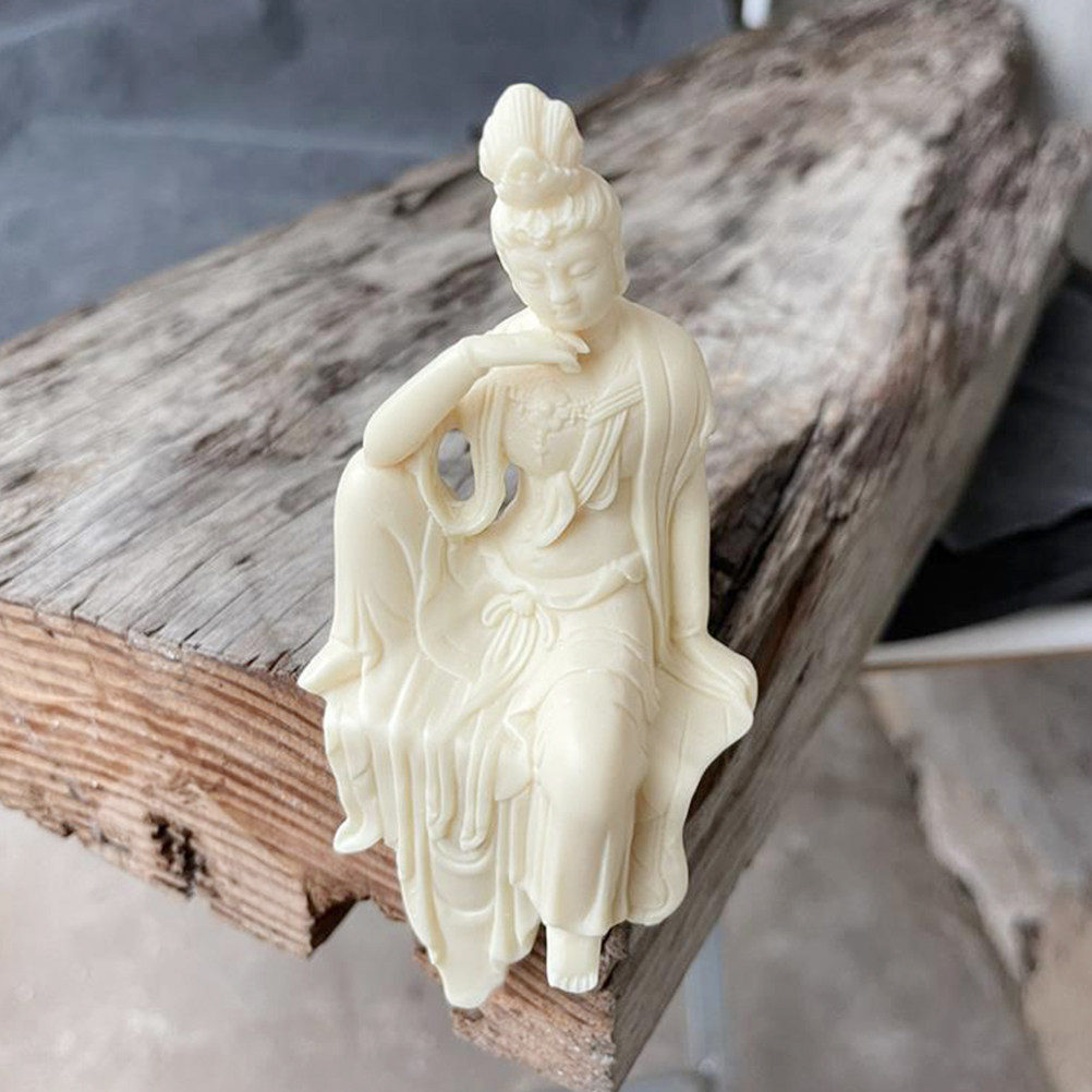 Guanyin Buddha Statue Carved N - Home Office Feng Shui recension och pris