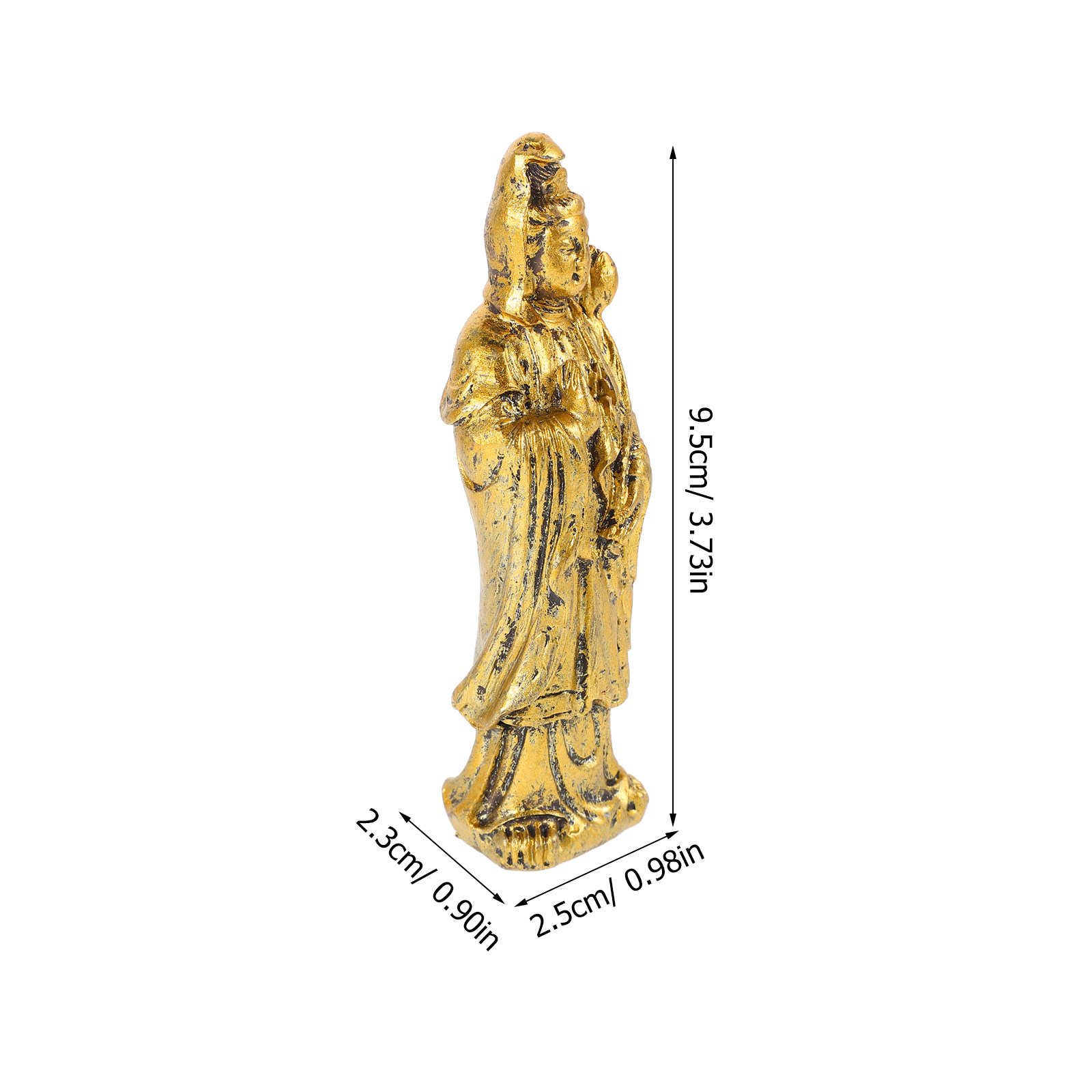 Elegant Vintage Yin Buddha Sta - Home Office Feng Shui recension och pris